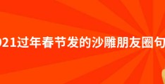 2021过年春节发的沙雕朋友圈句子