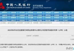 2022年最新房贷利率(30年房贷利率是多少)