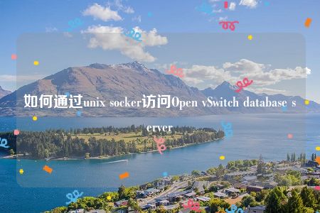 如何通过unix socker访问Open vSwitch database server