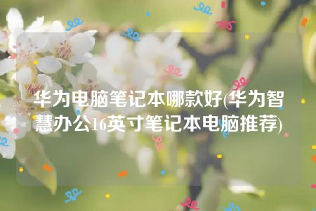 华为电脑笔记本哪款好(华为智慧办公16英寸笔记本电脑推荐)