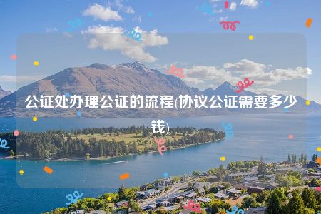 公证处办理公证的流程(协议公证需要多少钱)