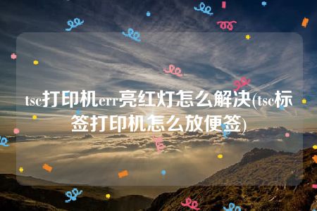 tsc打印机err亮红灯怎么解决(tsc标签打印机怎么放便签)