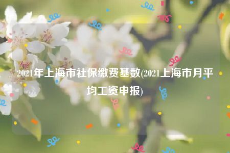 2021年上海市社保缴费基数(2021上海市月平均工资申报)