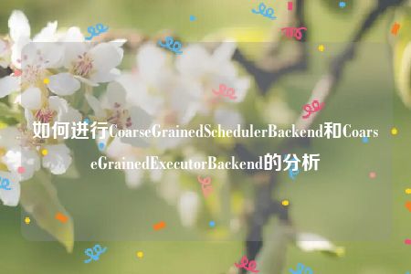 如何进行CoarseGrainedSchedulerBackend和CoarseGrainedExecutorBackend的分析