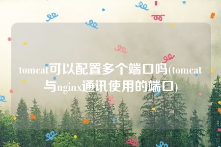 tomcat可以配置多个端口吗(tomcat与nginx通讯使用的端口)