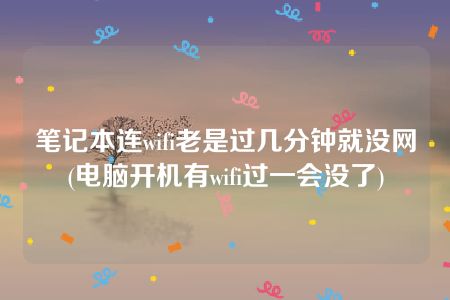 笔记本连wifi老是过几分钟就没网(电脑开机有wifi过一会没了)