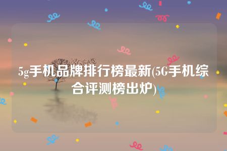 5g手机品牌排行榜最新(5G手机综合评测榜出炉)