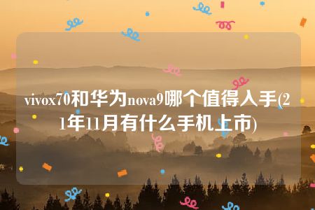 vivox70和华为nova9哪个值得入手(21年11月有什么手机上市)