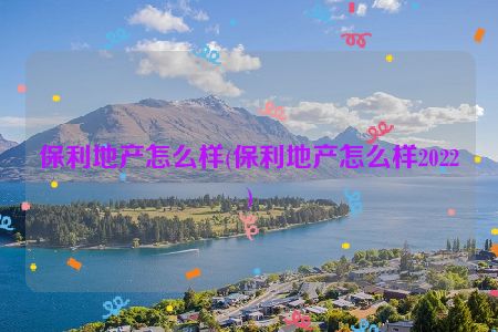 保利地产怎么样(保利地产怎么样2022)