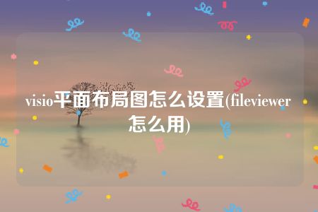 visio平面布局图怎么设置(fileviewer怎么用)