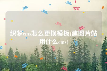 织梦cms怎么更换模板(建图片站用什么cms)