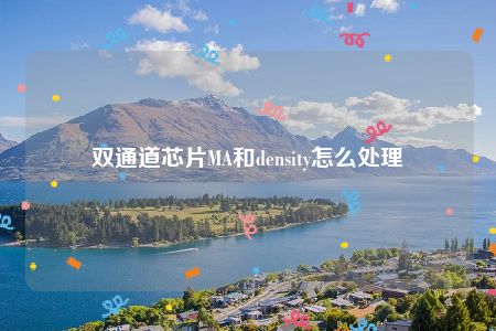 双通道芯片MA和density怎么处理