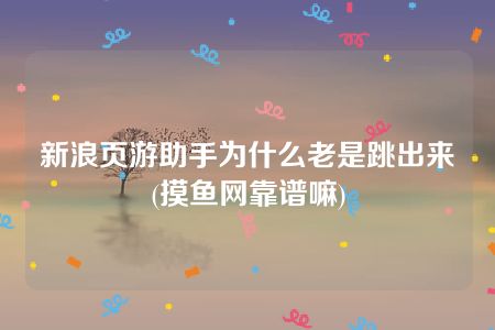 新浪页游助手为什么老是跳出来(摸鱼网靠谱嘛)