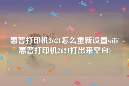 惠普打印机2621怎么重新设置wifi(惠普打印机2621打出来空白)