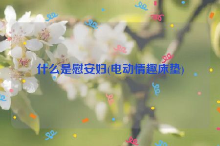 什么是慰安妇(电动情趣床垫)